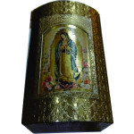 VIRGEN CUERPO COMPLETO CON FLORES Imagen